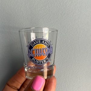 Dave And Buster’s | Shot Glass White Flint Bethesda